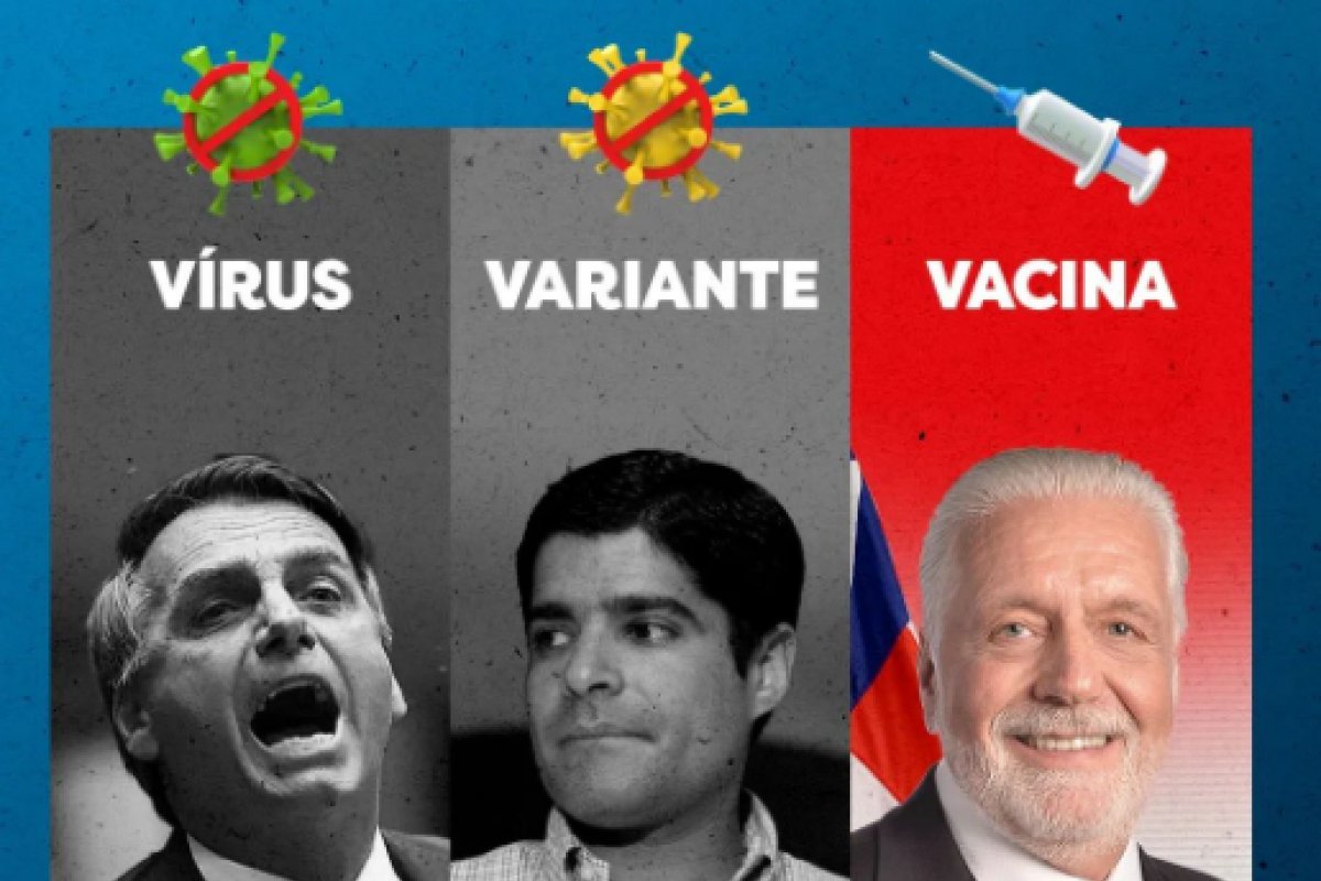 PT Bahia aponta ACM Neto como a “variante” do “vírus” Bolsonaro