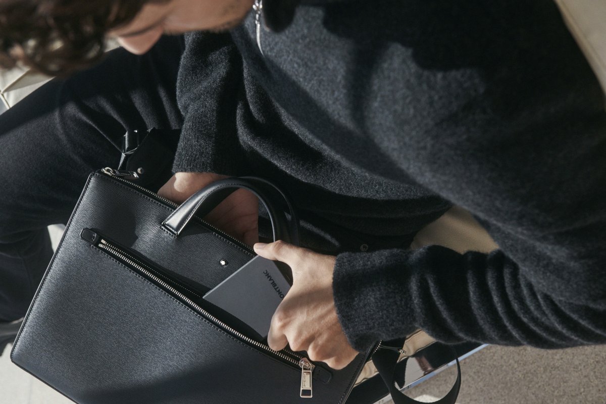 Chega ao Brasil a nova coleção de couro Montblanc Meisterstück 4810, com peças planejadas para acompanhar o dia de trabalho