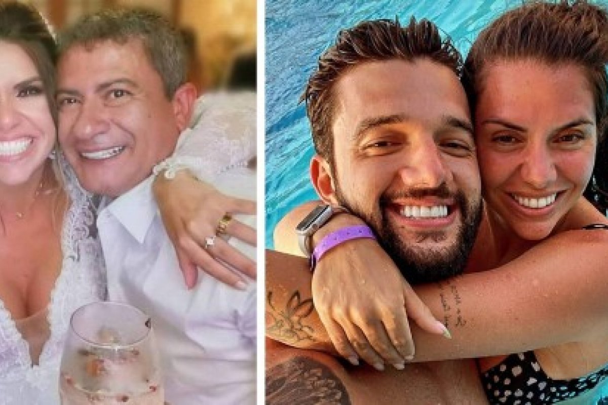 Viúva de Tom Veiga, o Louro José, curte Angra dos Reis com o novo amor!