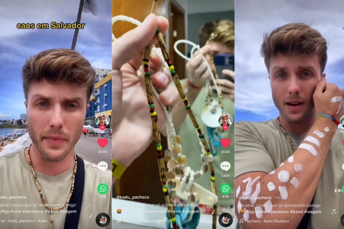 Vídeo: Turista do RJ viraliza na web após relatar abordagem de ambulantes em ponto turístico de Salvador