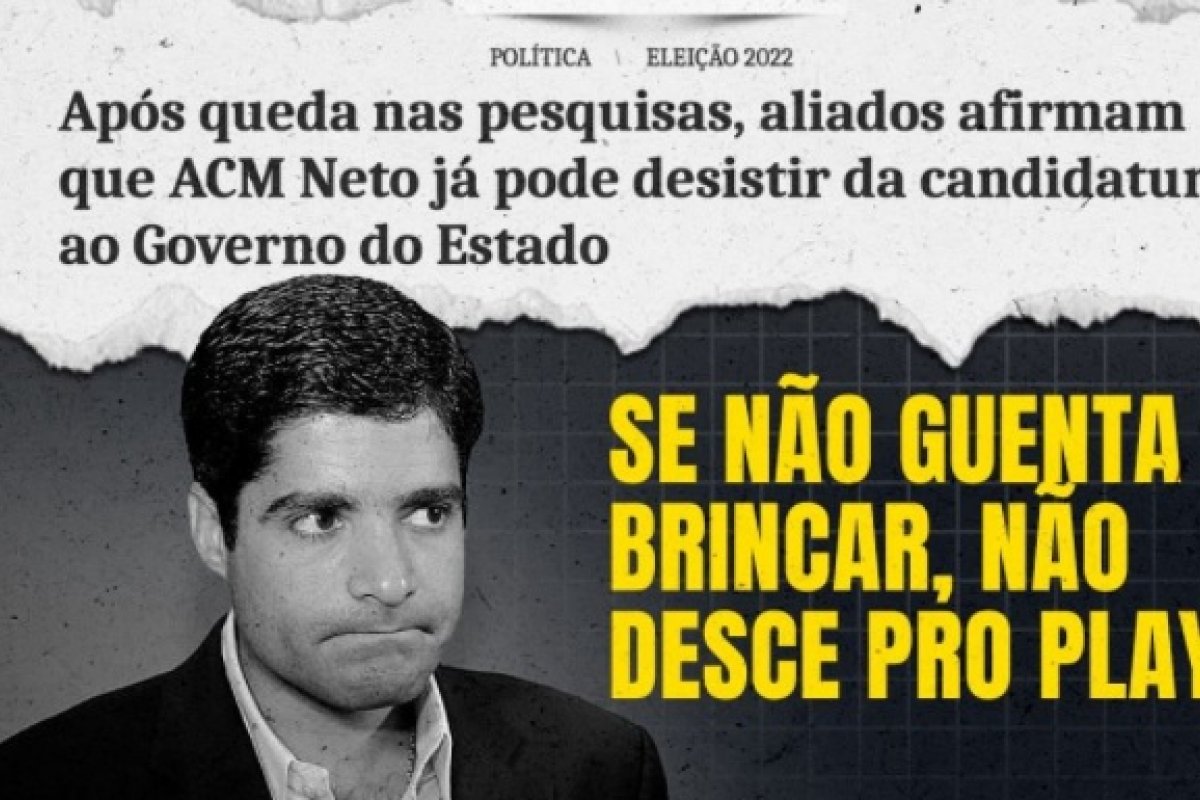 PT na Bahia repercute possível desistência de Neto ao governo