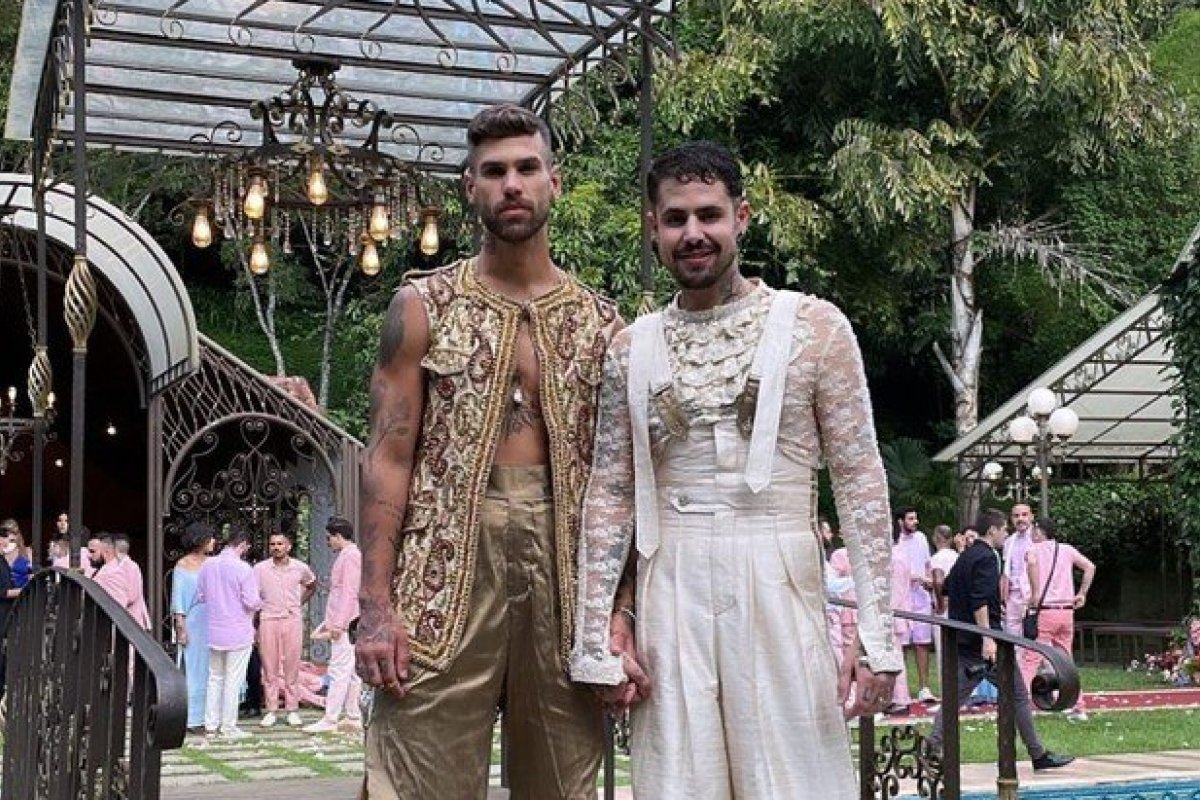 Sobrinho do pastor Silas Malafaia se casa com o ex-The Voice Brasil Leandro Bueno