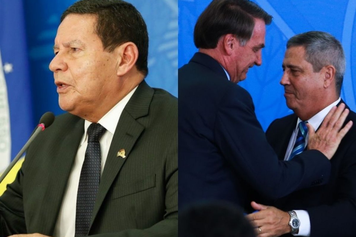 Mourão defende nome de Braga Netto para vice de Bolsonaro