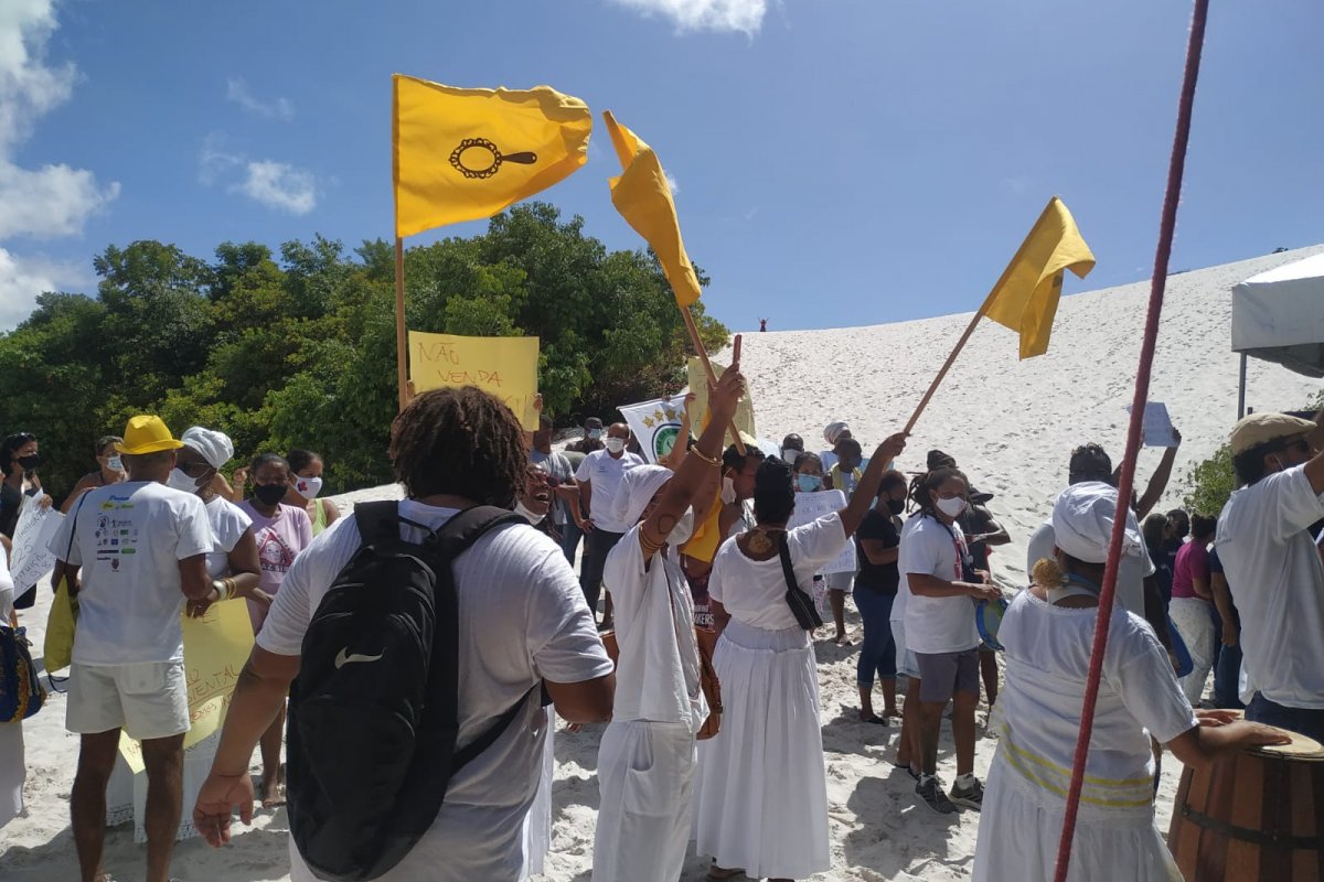 'Essa obra não vai acontecer', garante protestante sobre urbanização das Dunas de Itapuã