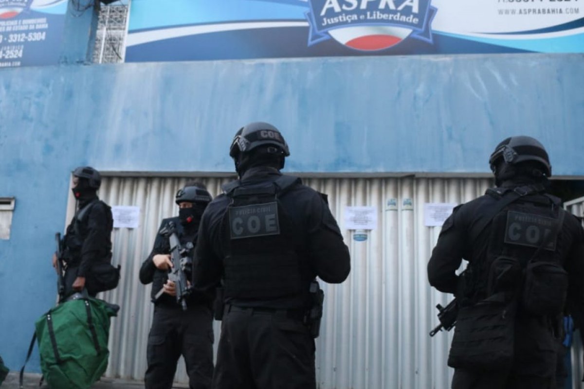 Sedes da Aspra são interditadas em operação do MP e da SSP