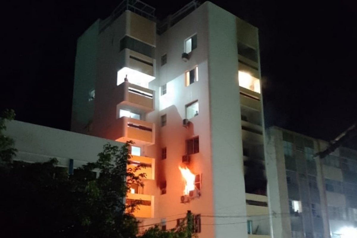 Médico morre ao cair de prédio para fugir de incêndio, em Salvador