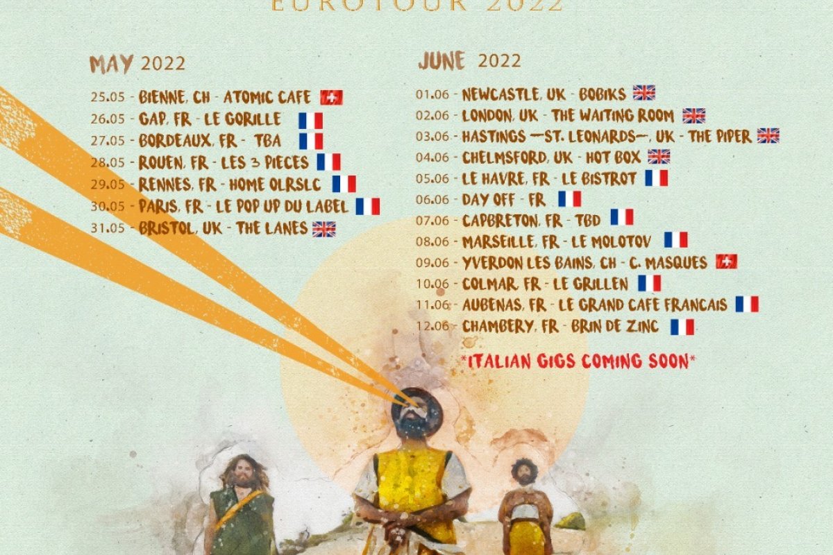 Para divulgar disco Tupã-Rá, The Baggios anuncia segunda turnê pela Europa