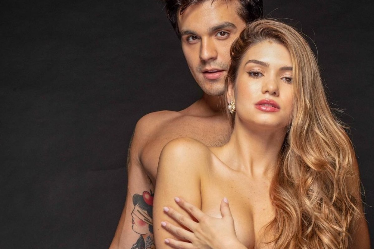 Uau! Seminus, Luan Santana e namorada posam para ensaio sensual