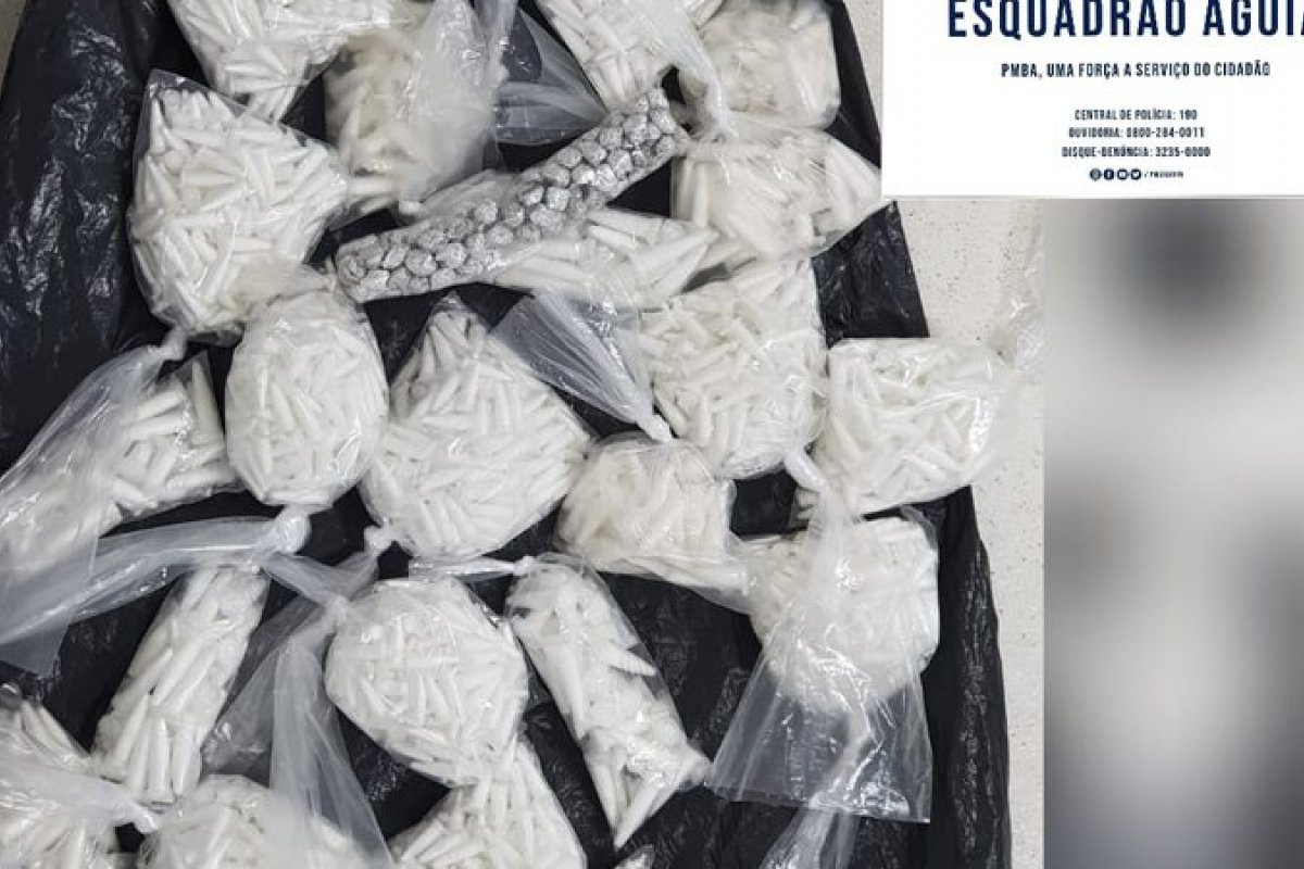 Homem com mochila do Ifood é flagrado com drogas em São Marcos