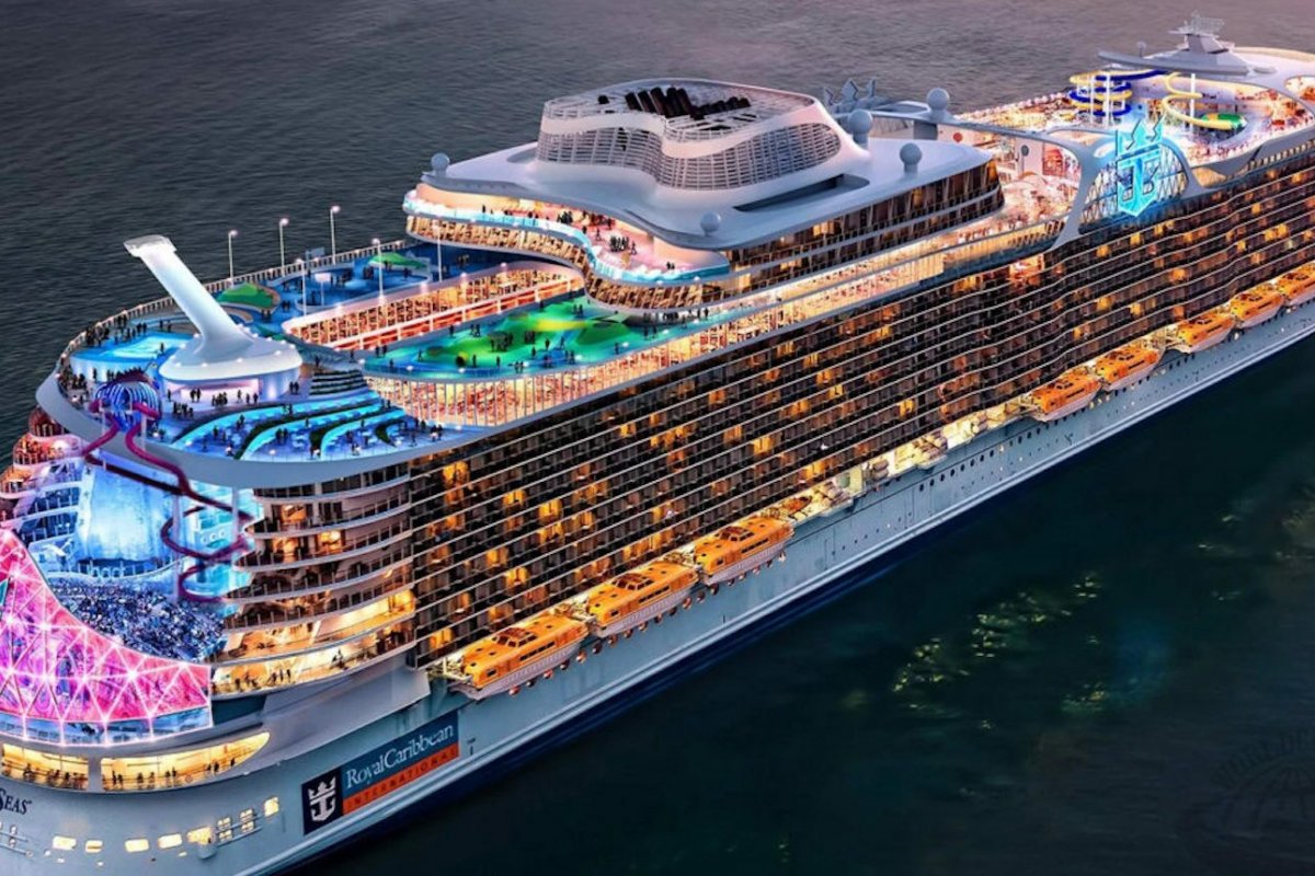 Maior navio de cruzeiro do mundo tem 1º viagem marcada para março