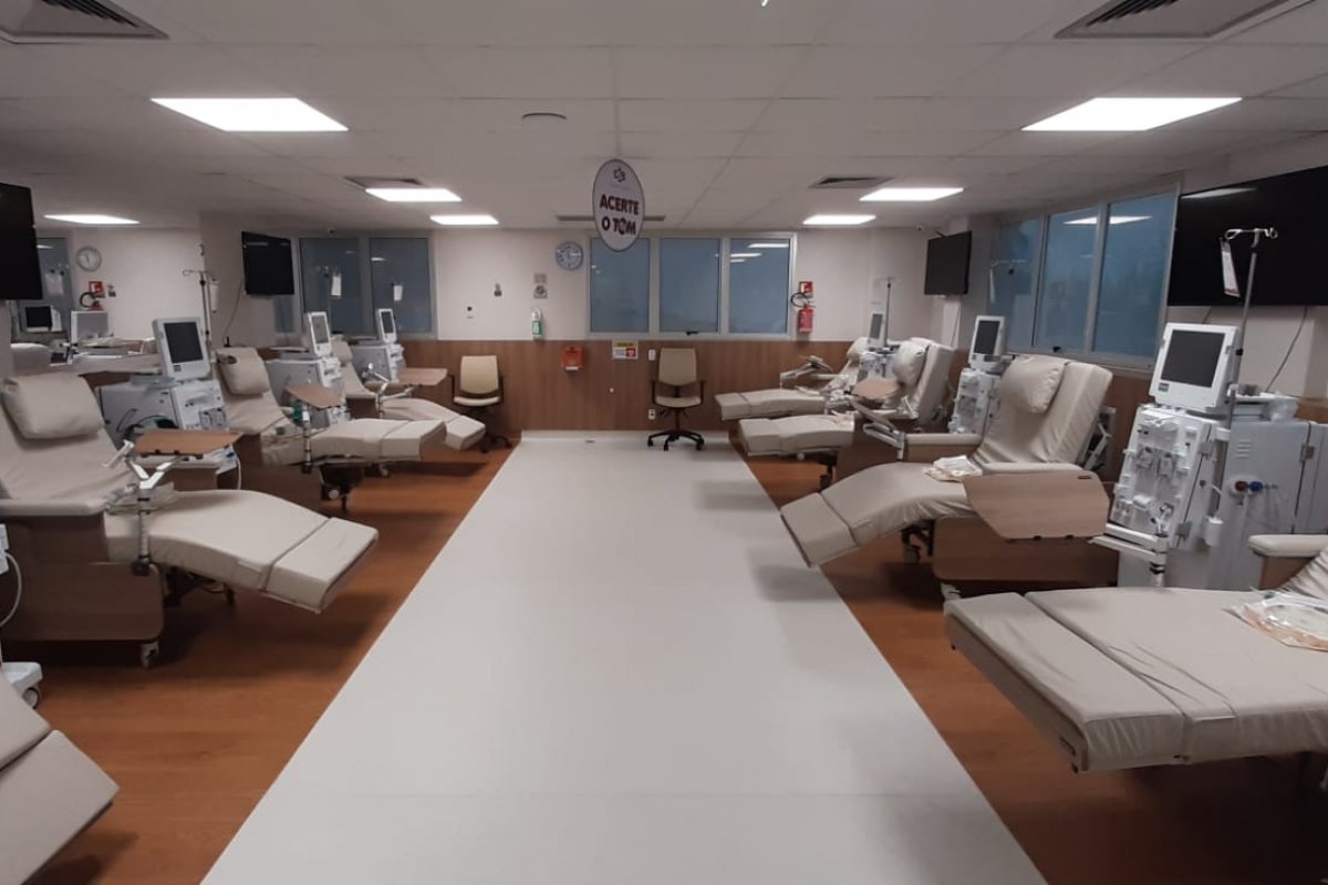 Pacientes de hemodiálise agora tem uma nova Ala Premium na unidade modelo do Grupo CSB Nefrologia & Hemodiálise