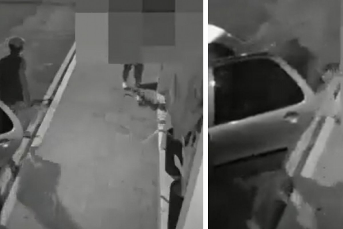 Vídeo: homem ataca jovem e tenta colocá-la à força dentro de carro