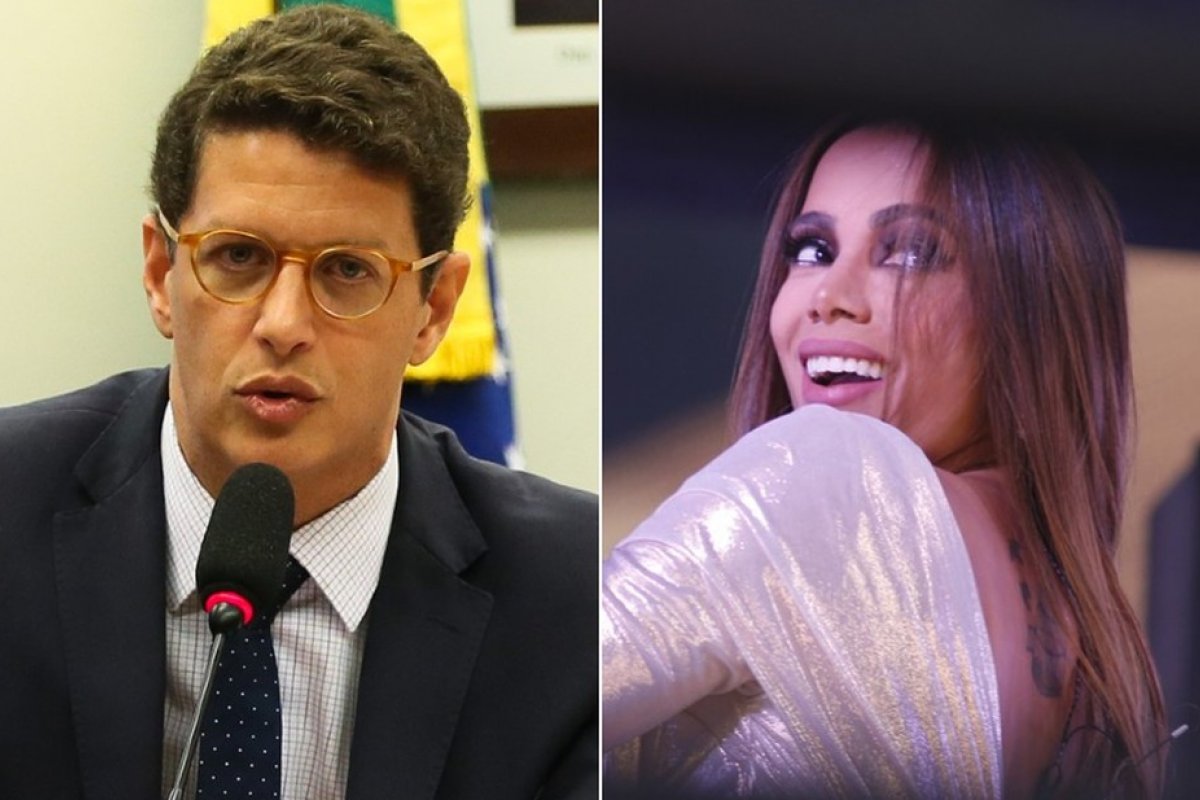 Ex-ministro Ricardo Salles volta a trocar farpas com Anitta em rede social