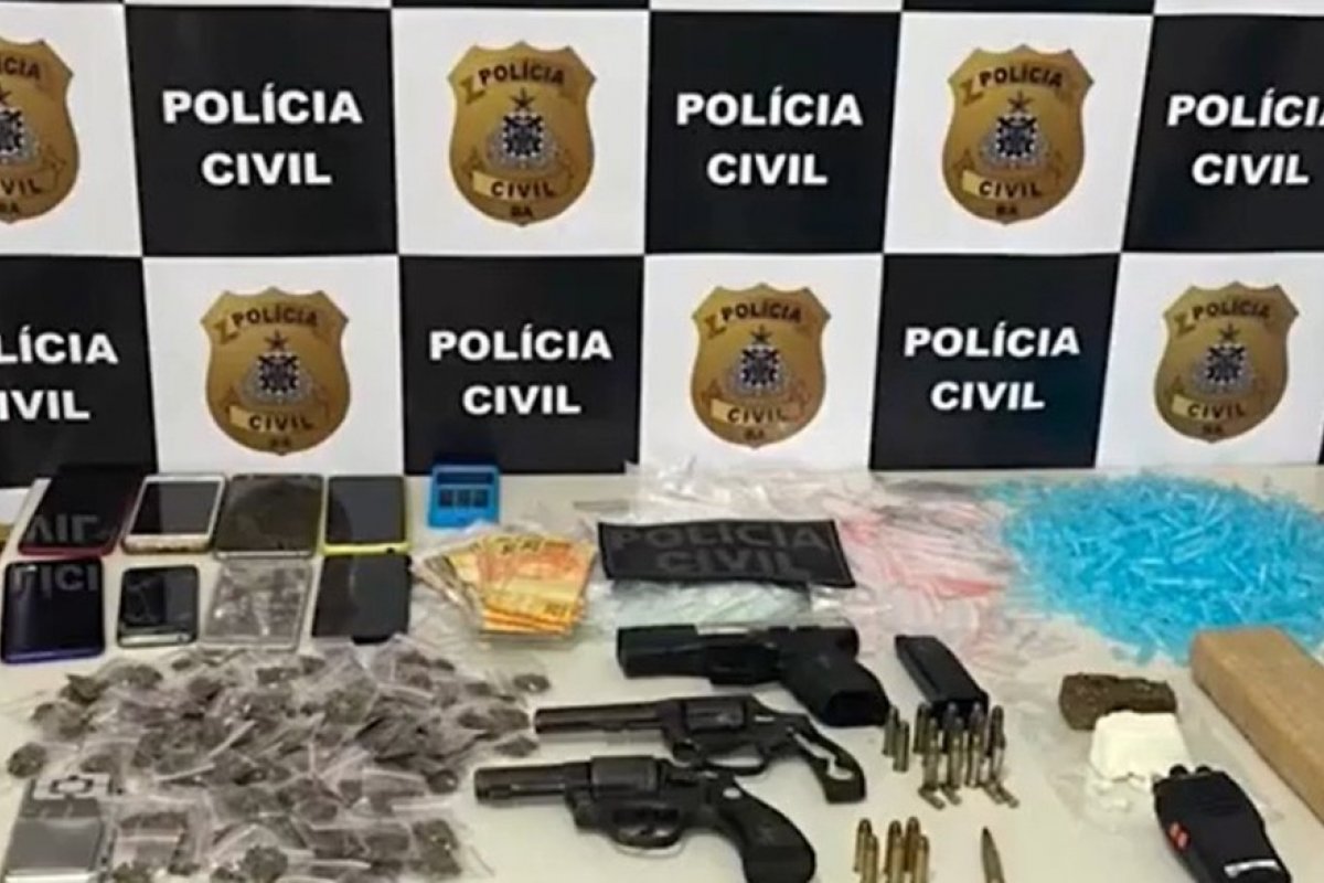 Operação Thêmis contra tráfico de drogas e homicídio prende oito pessoas na Bahia