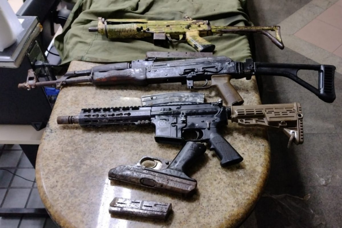 Armamento pesado é apreendido pela Polícia Civil na BR-324