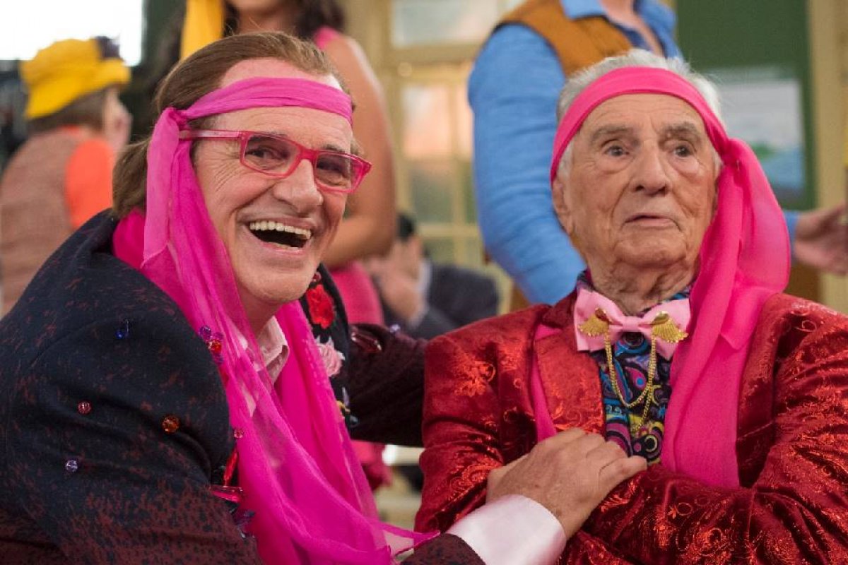 Seu Peru completa hoje 100 anos e ganha homenagem dos novos alunos da Escolinha do Professor Raimundo