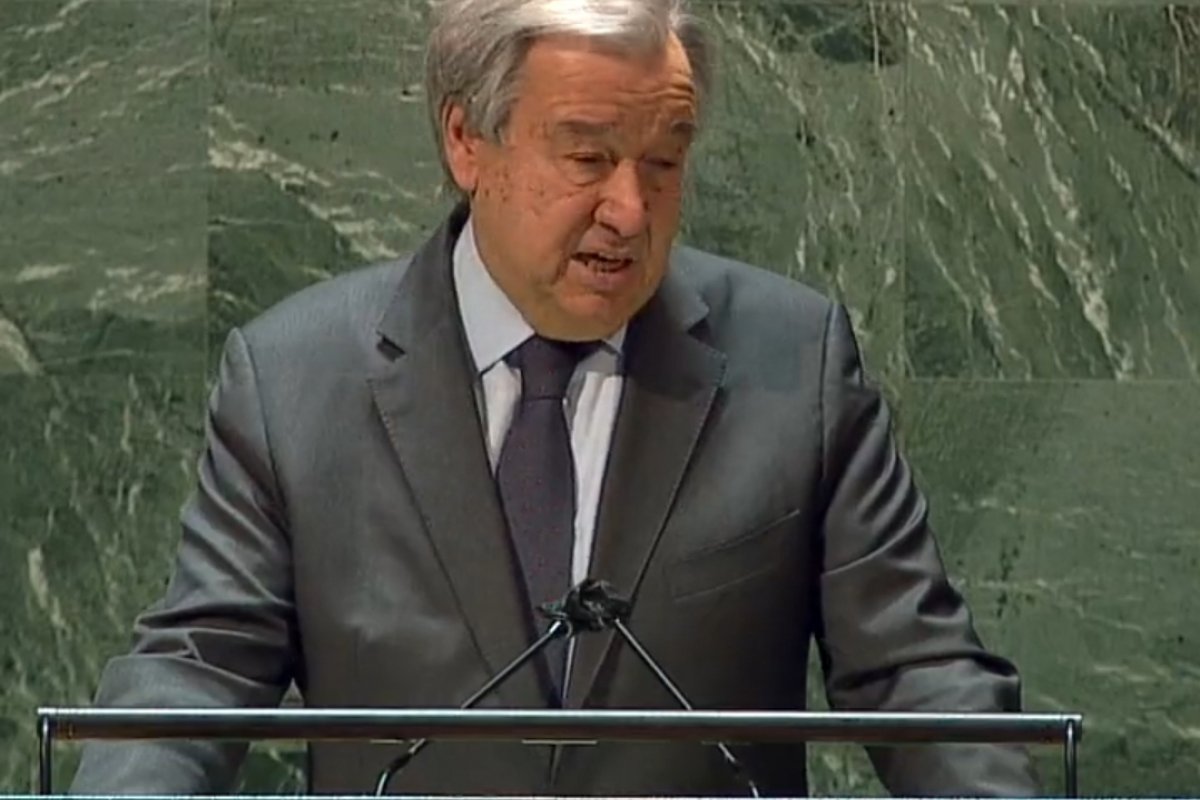 Secretário-geral da ONU faz apelo pela paz e pede mobilização pró-Ucrânia