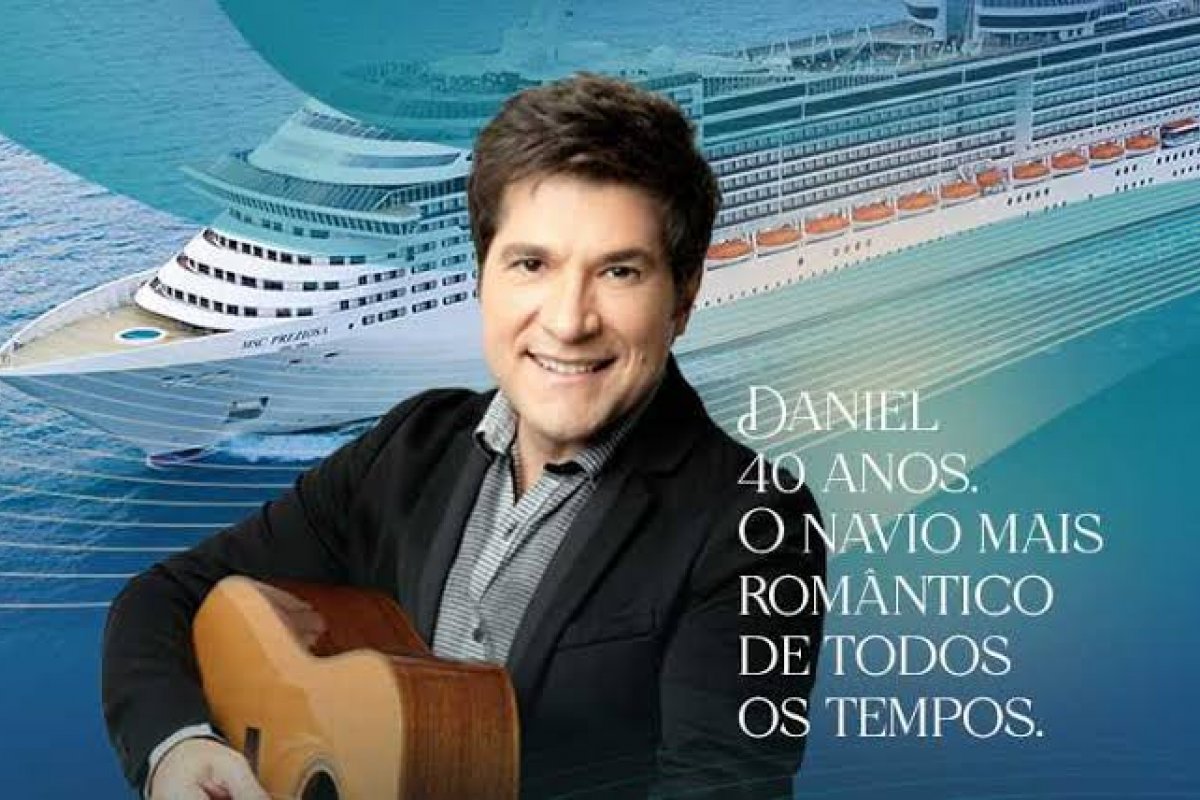 Daniel anuncia navio temático, para celebrar 40 anos de carreira