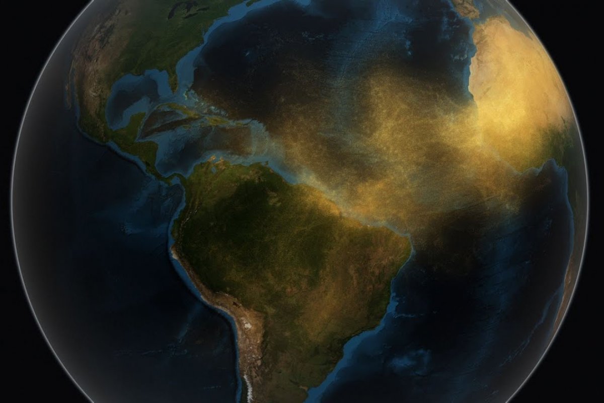 Nuvem de areia do Saara deve chegar ao Brasil nos próximos dias