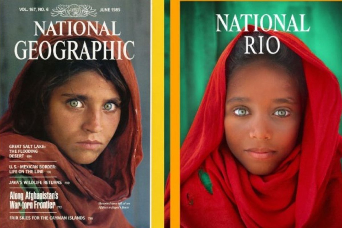 Morador da Cidade de Deus reproduz capa famosa da National Geographic