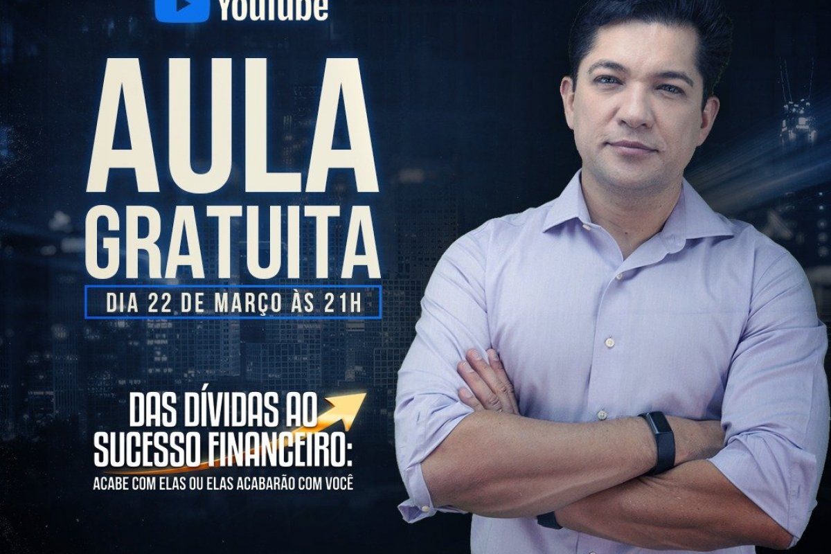 Aula gratuita: empresário ensina a equilibrar as contas pessoais e se livrar das dívidas em 2022