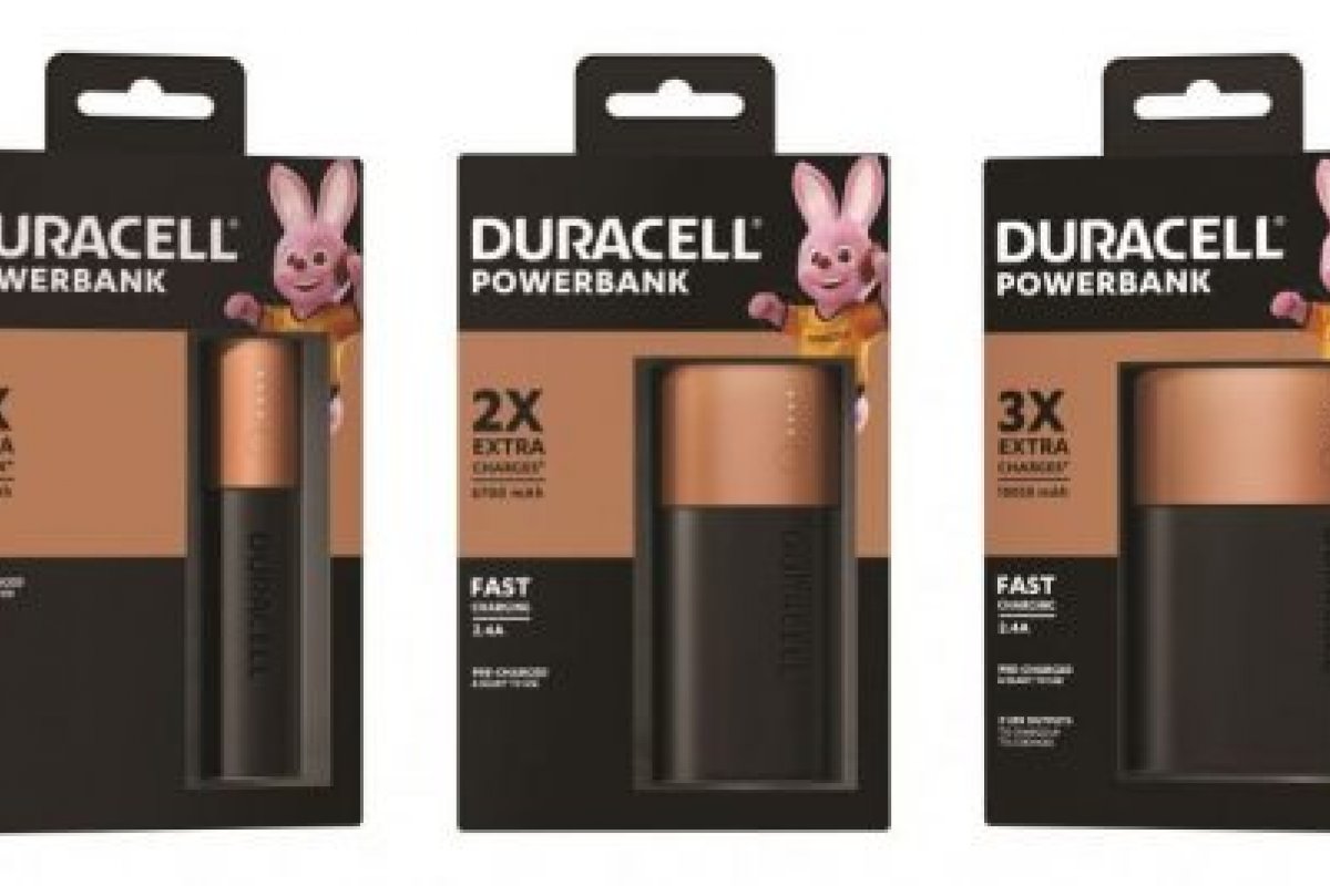Marca de pilhas lança linha de carregadores Power banks