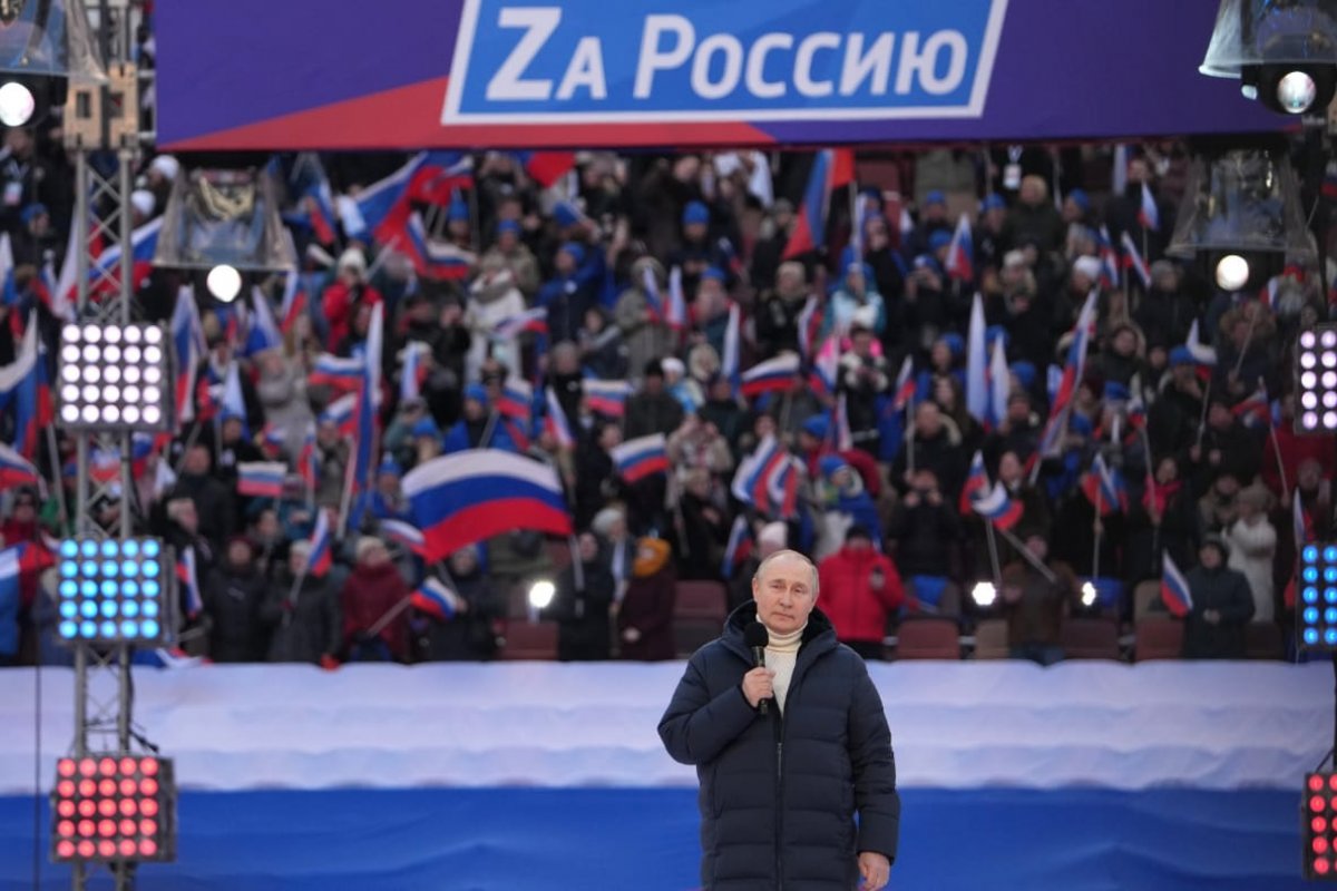 Ao comentar sobre a guerra, Putin diz: 'Nunca tivemos tanta força'