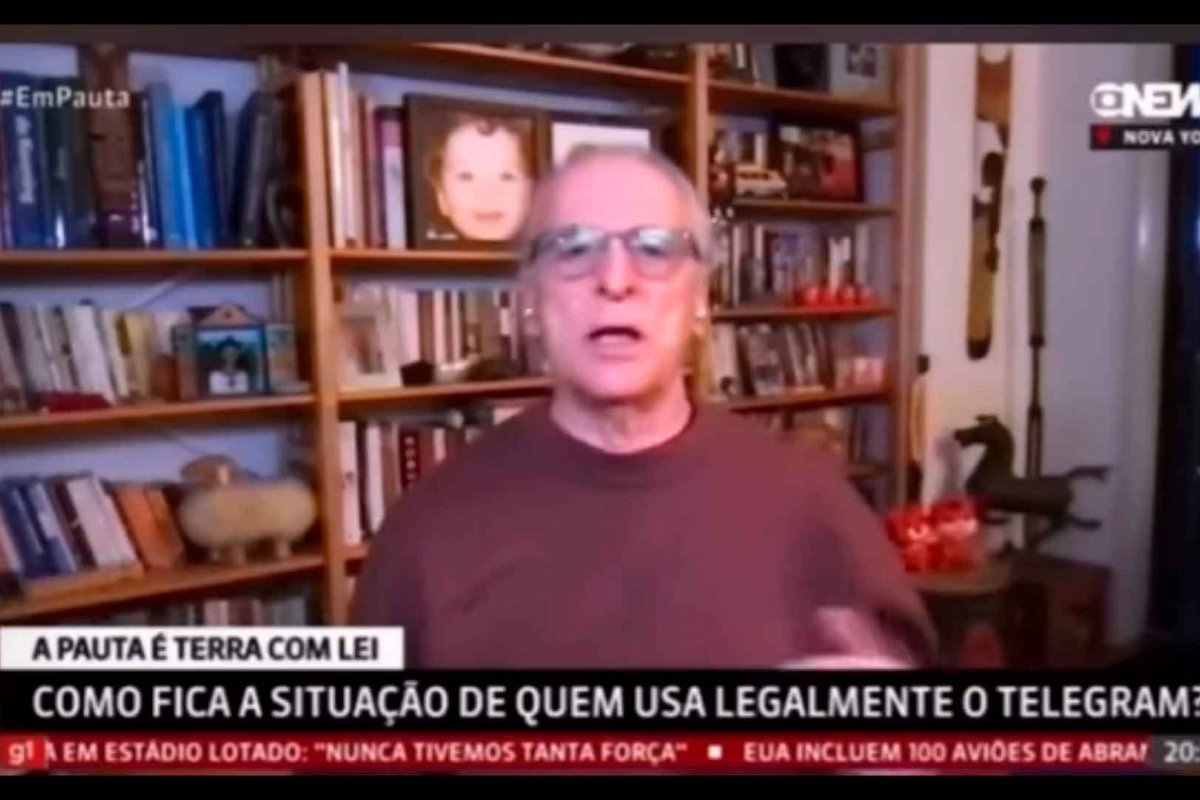 Vídeo: "Fico surpreso de ver jornalista defender censura" diz Jorge Pontual sobre bloqueio do Telegram