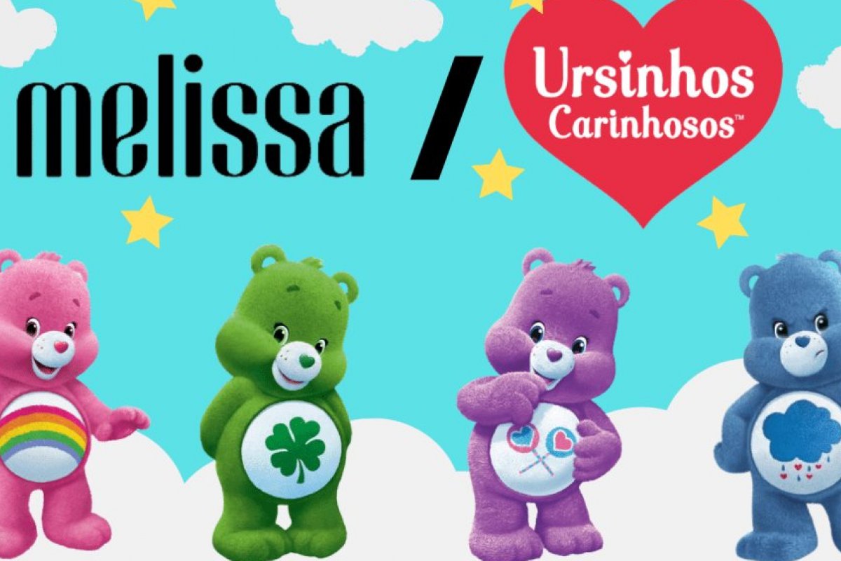 Homenagem nostálgica! Ursinhos Carinhosos são os protagonistas da nova coleção da Melissa!