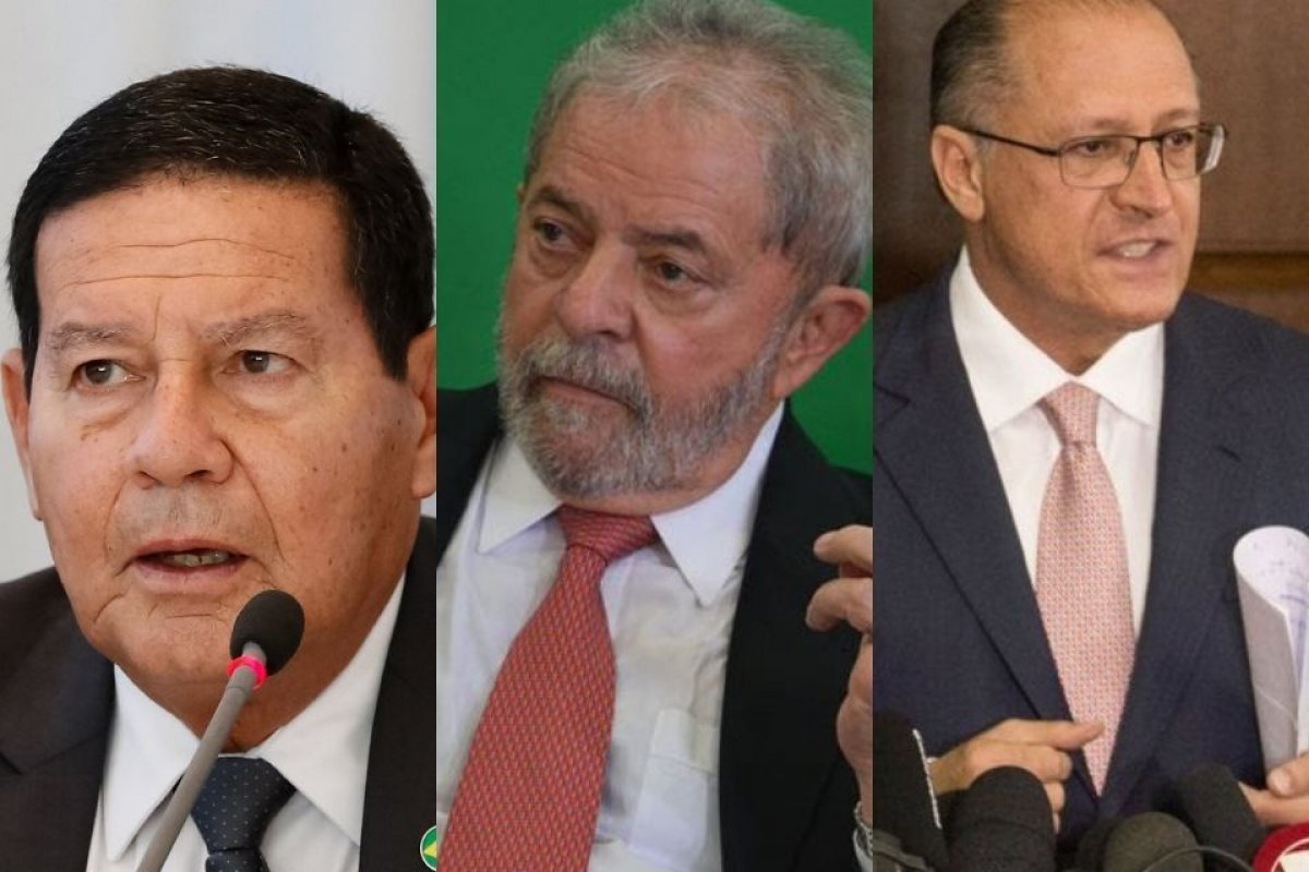 "Se chamavam de ladrões até outro dia”, ironiza Mourão sobre aliança entre Lula e Alckmin