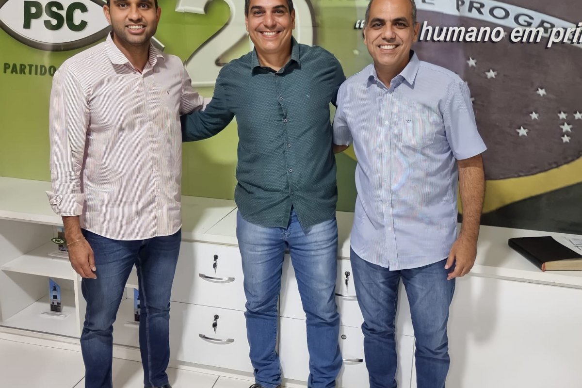Tenente Danilo Maciel, candidato a vice de Cezar Leite em 2020, se filia ao PSC