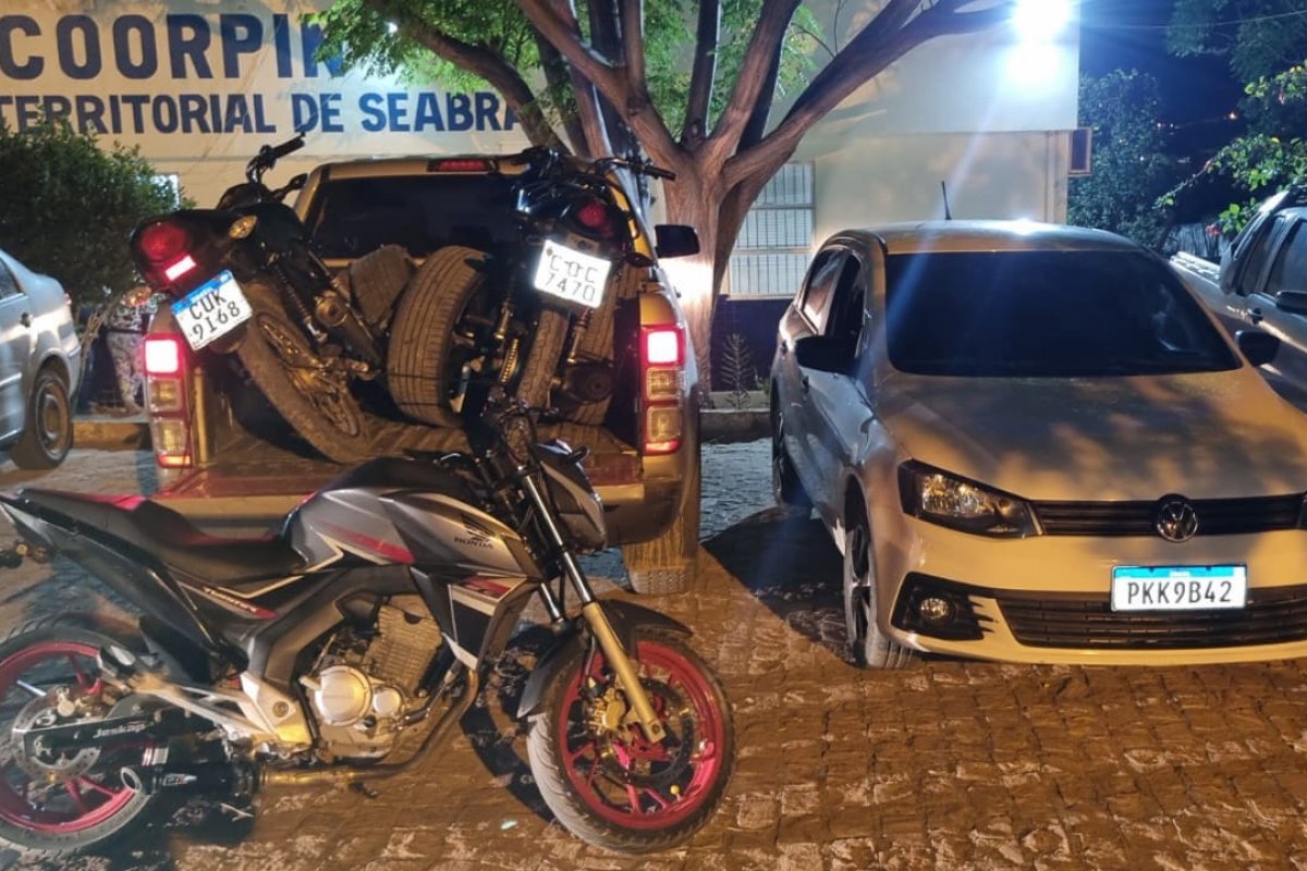 Homem procurado por receptação, roubo e furto de veículos é preso em Seabra