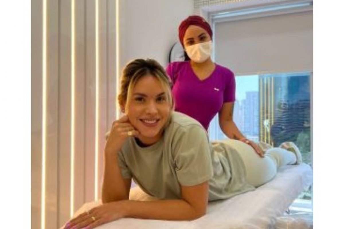 Thyane, esposa de Wesley Safadão, se rende ao tratamento estético que deixa o bumbum mais redondo!