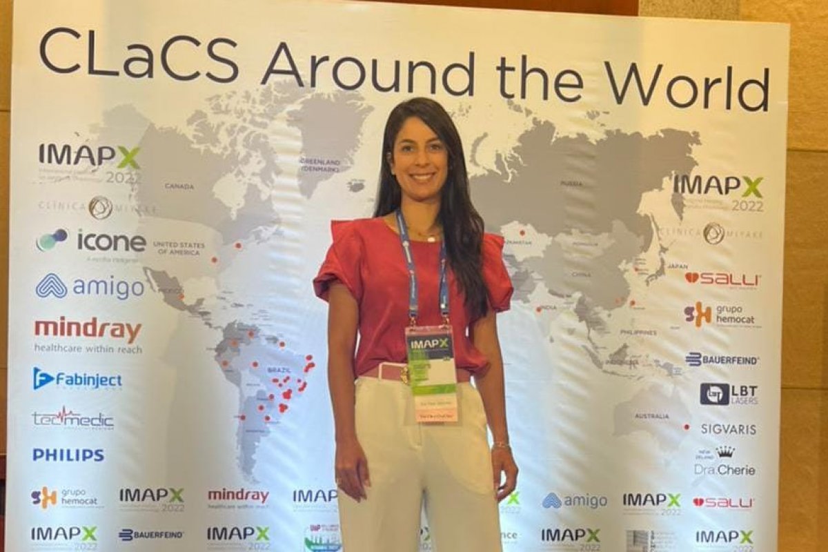 Cirurgiã vascular Maria Clara Sanjuan participa de congresso em São Paulo