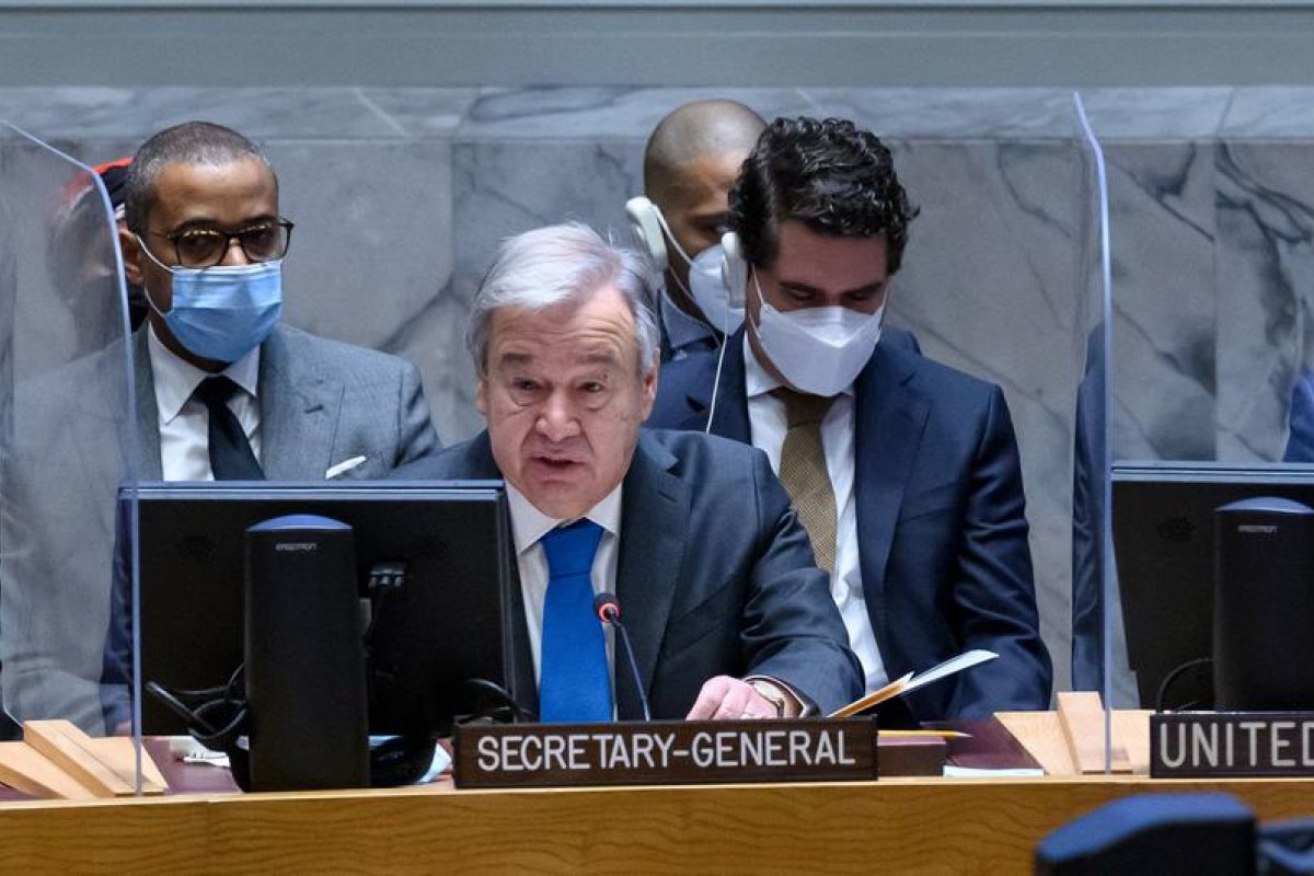António Guterres alerta que conflito na Ucrânia empurra países para crise