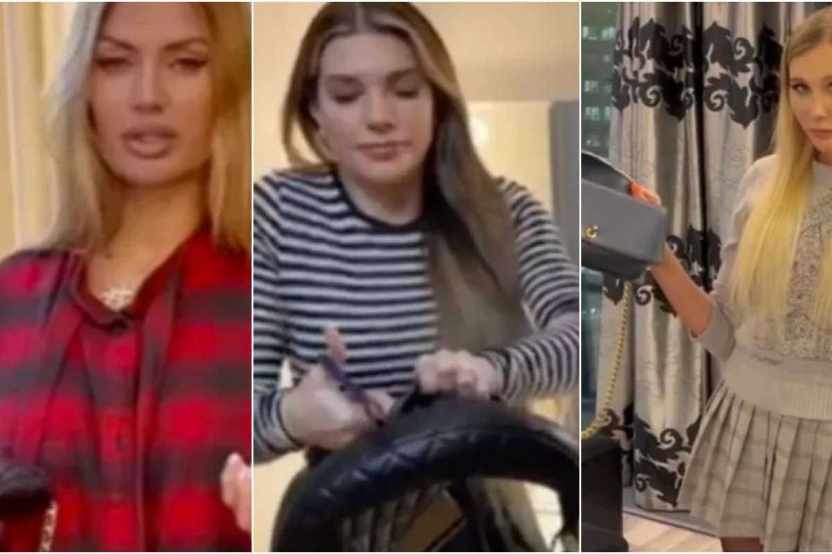 Vídeos: influenciadoras russas destroem bolsas da Chanel após marca boicotar país