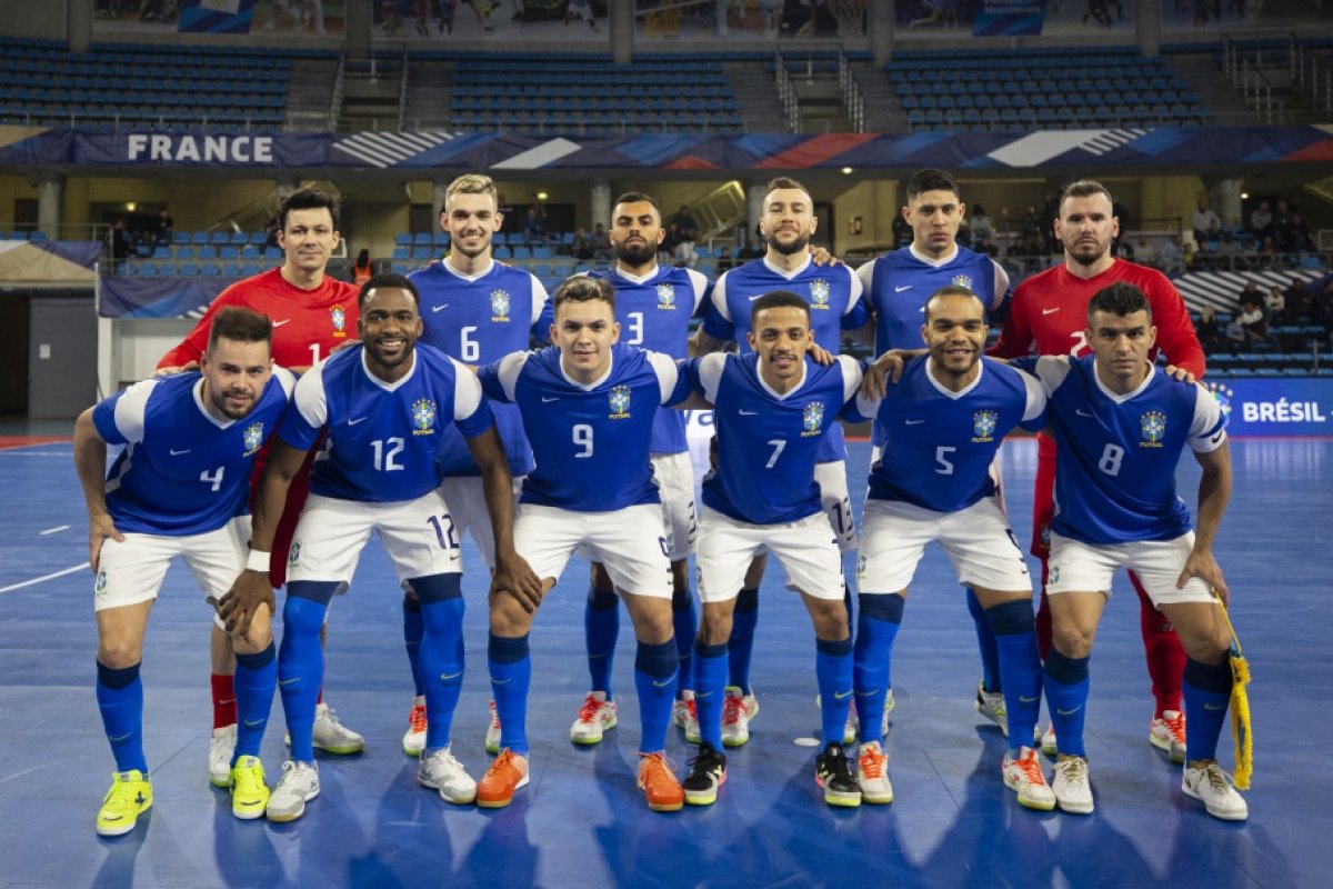 Seleção brasileira de Futsal enfrenta Comores em amistoso Data FIFA