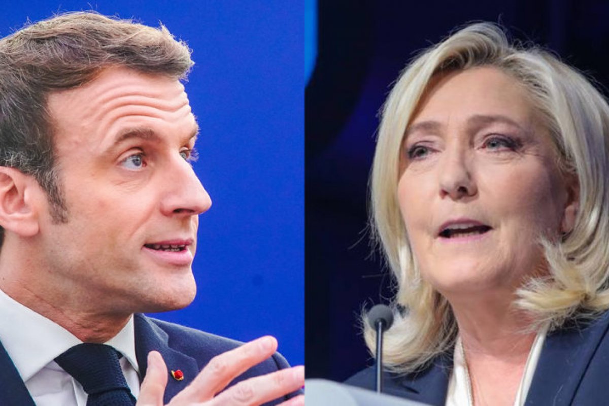 Macron e Le Pen vão disputar 2º turno na França em 24 de abril