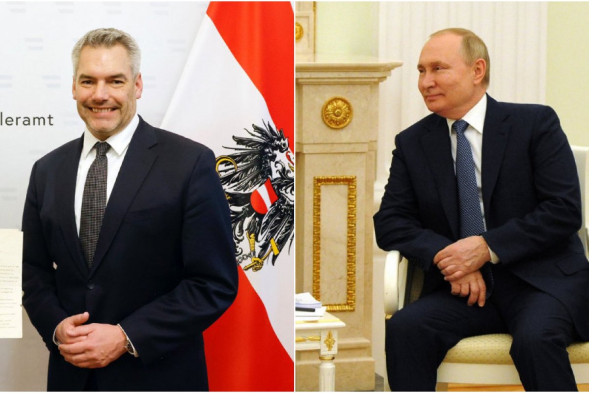 Chanceler austríaco diz que reunião com Putin "não foi uma visita amigável"