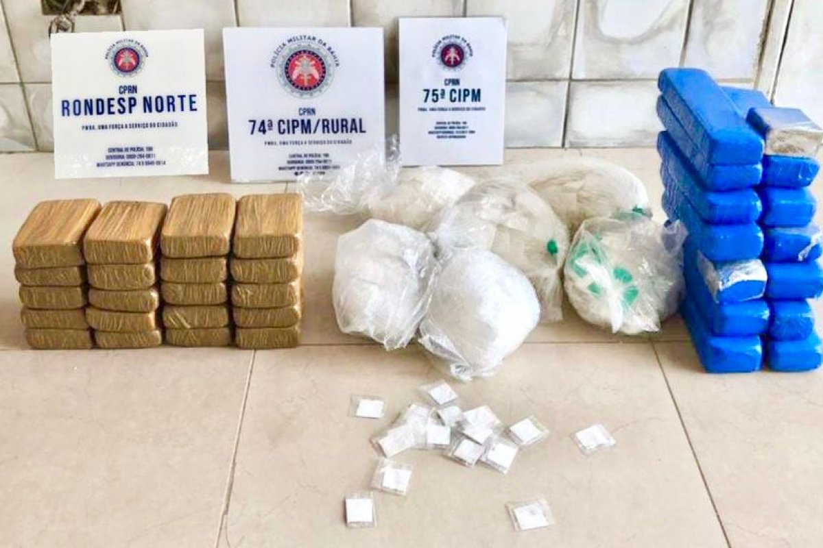 Homem é preso com 17 kg de drogas em Juazeiro