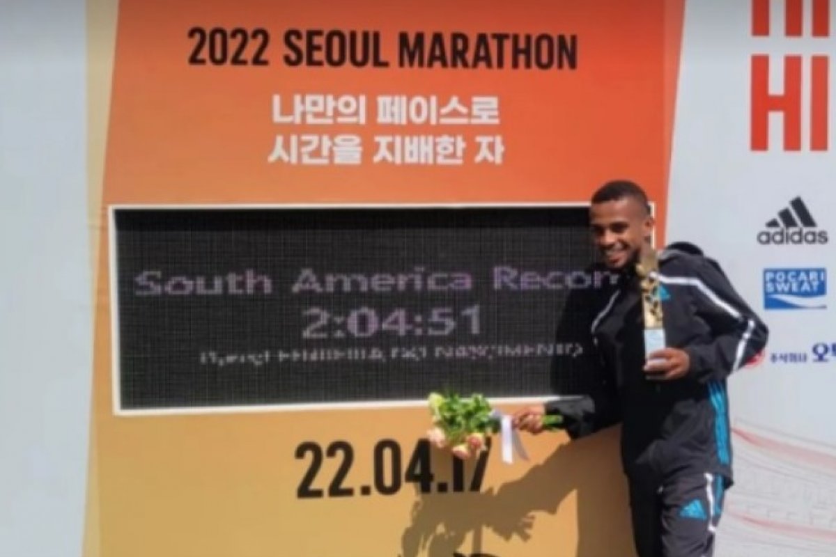 Daniel Nascimento conquista elite mundial da maratona na Coreia do Sul