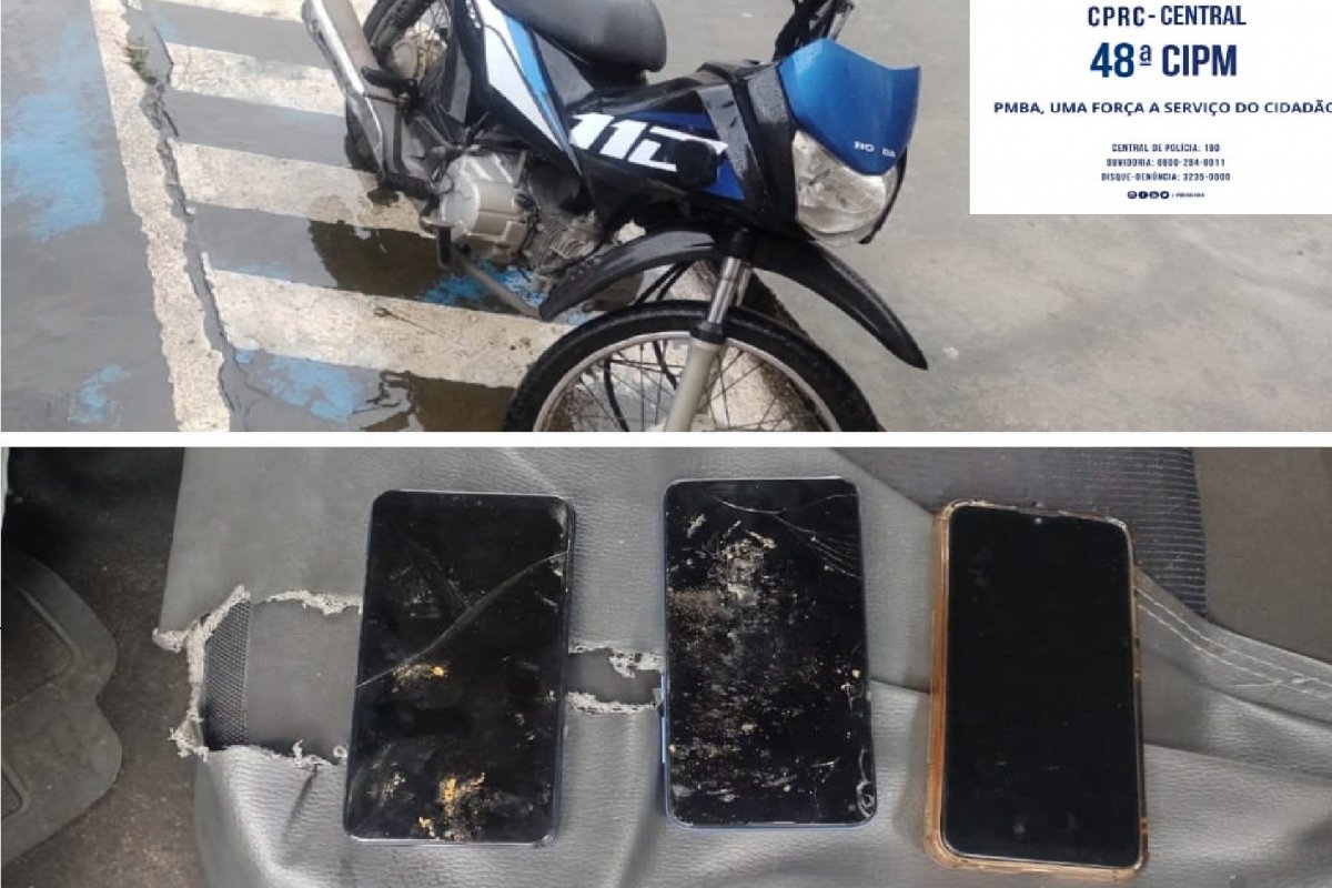 PM prende suspeito após furto em ponto de ônibus no bairro da Mata Escura, em Salvador