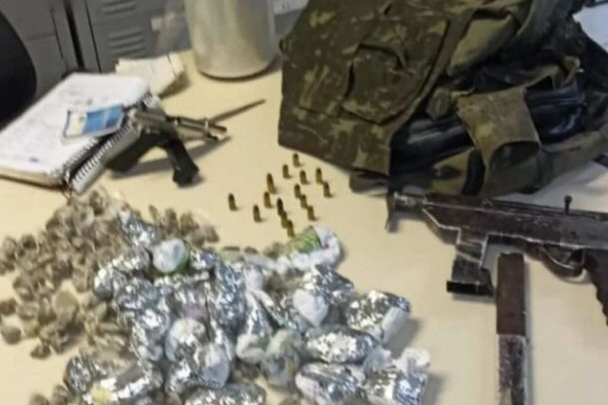 Operação Bloqueio: PM apreende armas e drogas na cidade de São Gonçalo do Campos