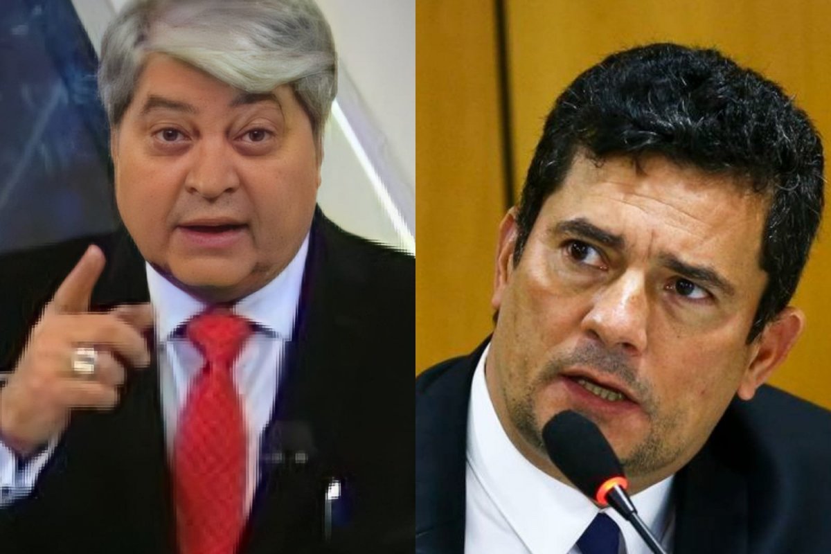 Datena alfineta Moro e diz que "faz questão" de enfrentar o ex-juiz na disputa ao Senado