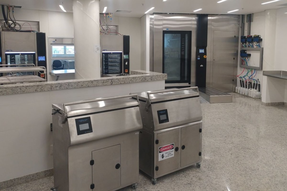 Central de esterilização do Hospital Mater Dei Salvador será uma das mais modernas do Brasil!