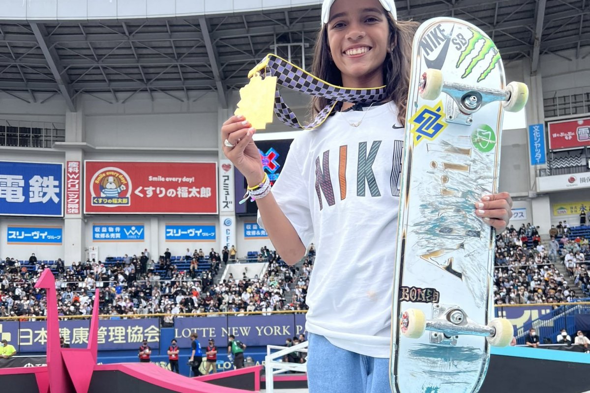 Rayssa Leal conquista ouro no X Games; primeira medalha da skatista na competição
