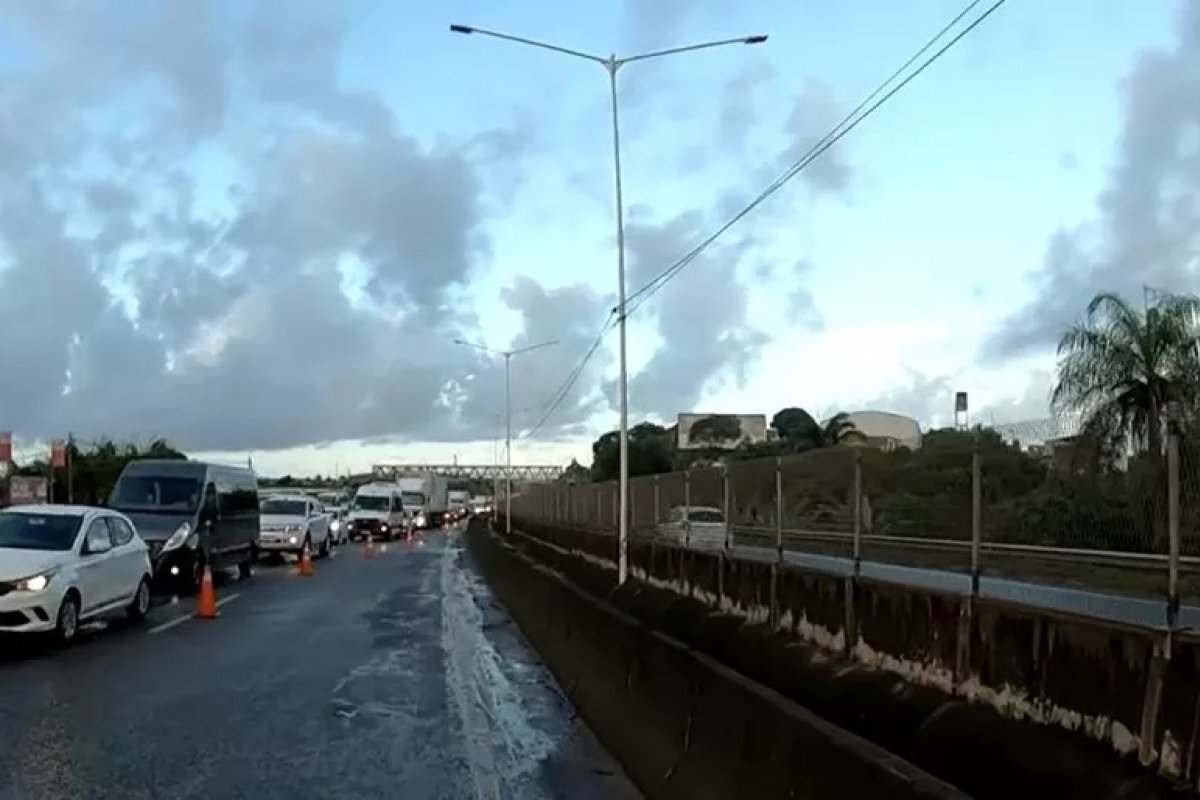 Motorista de caminhão morre após atropelamento na BR-324