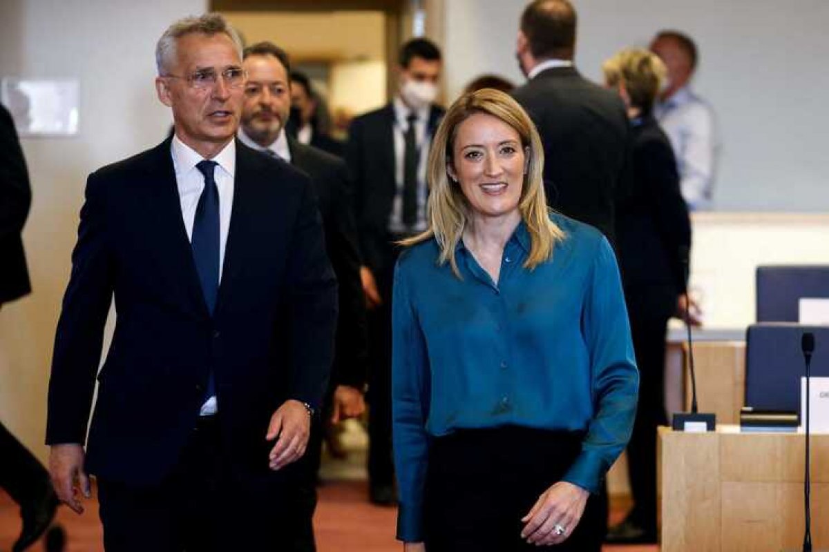 Secretário-Geral da Otan tem encontro com líderes do Paralmento Europeu