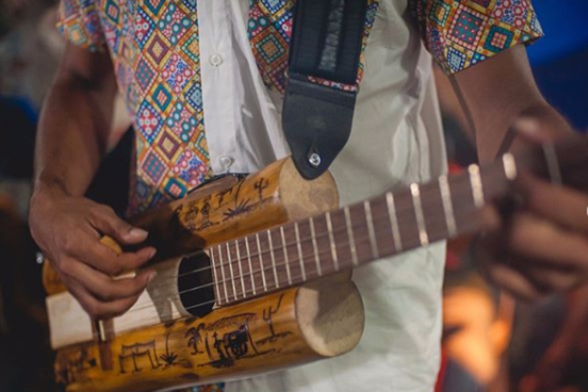 Projeto musical no sertão da Bahia se destaca por produzir instrumentos a partir de planta
