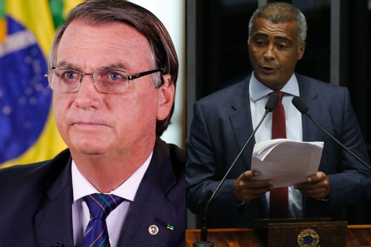 Bolsonaro diz que Romário tem 'prioridade' para Senado